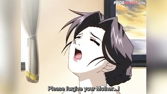 Mom is Caught Masturbating by her Son | Uncensored Hentai