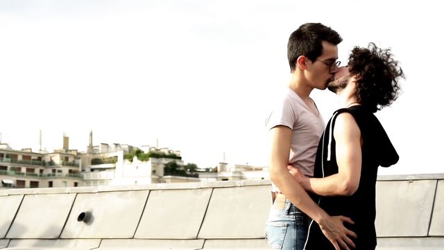 Anteo and Alexis Fuck on a Rooftop in Front of the Eiffel Tower