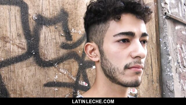 LatinLeche - Cute Latino Hipster Gets a Sticky Cum Facial