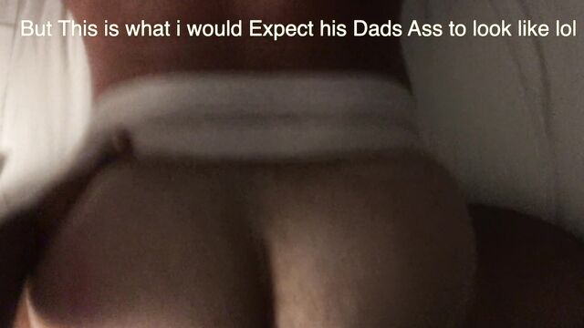 JUSTINS MUSCLED BUBBLE BUTT WHITE JOCK DAD TAKES MY BLACK DICK UP HIS ASS
