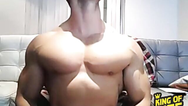 Sexy Bodybuilder with a HUGE Thick Cock