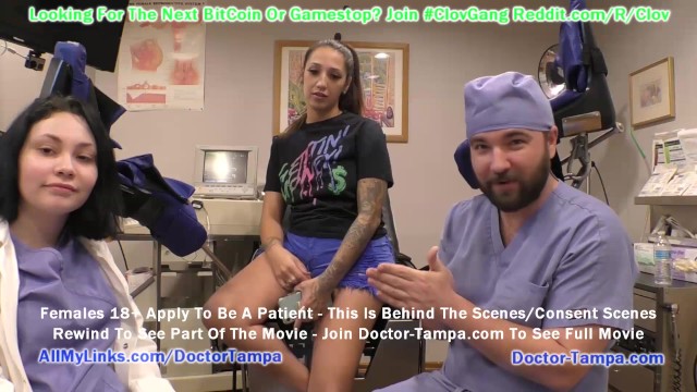 $CLOV Stefania Mafra's Gyn Exam By Nurse Lenne Lux On Caught By Doctor Tampa POV Cams @GirlsGoneGyno