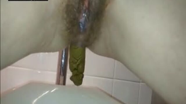 Busty Babe Shitting And Pissing In POV